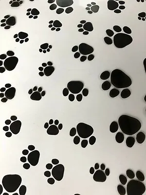 £2.40 • Buy Paw Print Cellophane Gift Wrap 80 Cm Wide Price Per Meter Hampers Dogs Birthday