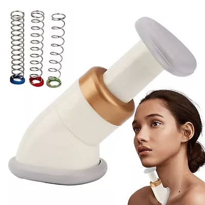 Jaw And Neck Exerciser Neckline Face Slimmer Reduce Double Chin Massager • £11.90