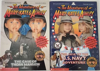 The Adventures Of Mary Kate & Ashley Series - Chapter Books (1997) Set Of 2 • $9