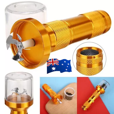 Electric Grinder Herb Tobacco Spice Crusher Muller Cracker Aluminum Metal AU • $14.98