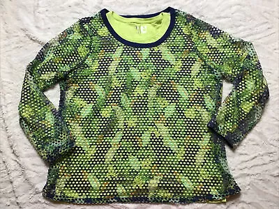 £3.99 • Buy Ladies Tropical Print Hole Detail Top From Next & TU L/S T Shirt - Both Size 22