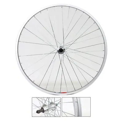 Weinmann Hybrid Bike 700c Rear Wheel Silver 5 / 6 / 7 Speed Freewheel 36H QR Hub • $72.23