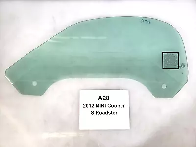 ✅ 12-16 OEM Mini Cooper R59 Roadster S Front Left Driver Side Door Window Glass • $134.85