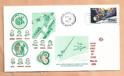 Skylab Fdc Stamp May 141974 White Sands Missile Range  Space Voyage Cover • $3