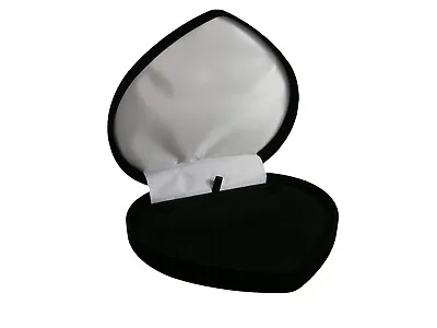 New Velvet Jewelry Store Style XL Necklace Pearl Black Heart Gift Box • $17.49