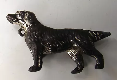 Antique 3 Legged Dog Heavy Metal Damaged Figurine Pendant Keychain           • $9.23