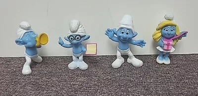 THE SMURFS McDonalds Happy Meal Toys (Lot Of 4 Figures 2013) Loose Figs  L6 • $12.89