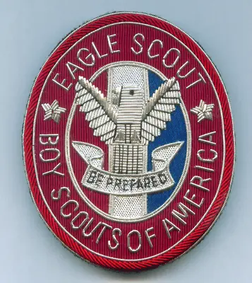 Vintage Boy Eagle Scout Uniform Sash Scouting BSA Troop Club USA Patriot Patch  • $29.79