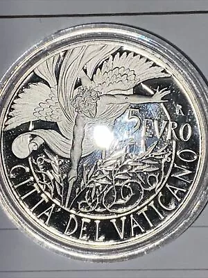 Vatican 5 Euro Silver Proof 2016 49th Day Of Peace • $88