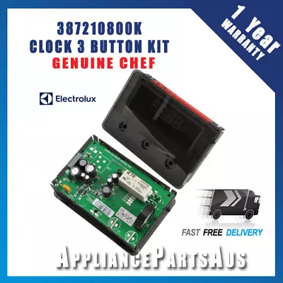 Chef Westinghouse Oven 387210800K CLOCK 3 BUTTON KIT • $75.90