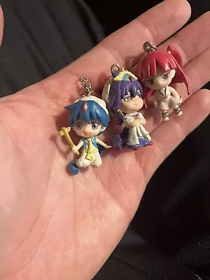 Magi The Labyrinth Of Magic Keychains Sinbad Aladdin Morgiana 3x • $25