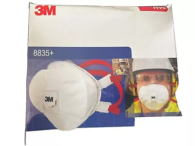 3m 8835+ Ffp3 N99 Sealed  Face Mask Respirator Ppe - Pack Of 5 • £17.99
