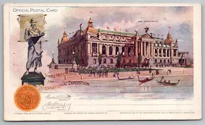 $38.99 • Buy RARE 1898 Trans-Mississippi Intl Exposition Omaha NE Auditorium Postal Card CG