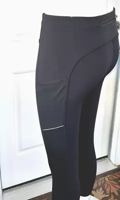 Lululemon Run: Inspire Crop II *Block-It Pocket Black -4 • $18.50