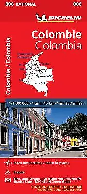 Colombia - Michelin National Map 806 - 9782067242609 • £6.77