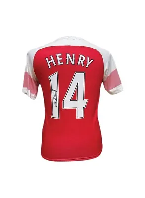 Thierry Henry Signed Arsenal Football Shirt • £279.99