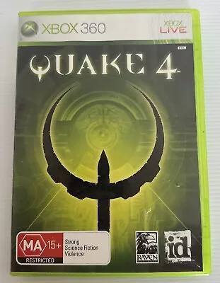 Quake 4 With Bonus Disc Microsoft Xbox 360 Video Game Free Post PAL • $23