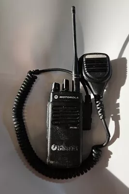 Motorola XPR 3300e Digital MotoTrbo Radio With Antenna & Speaker - Untested • $29.99