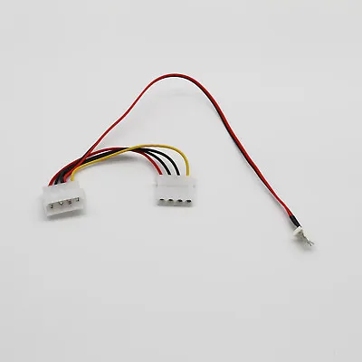 10 Computer Molex 4-Pin Male/Female To Male 3-Pin PC CPU VGA Power Adapter Cable • $7.99