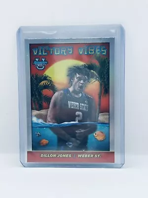 Dillon Jones Victory Vibes Insert 2023-24 Bowman U Best Basketball Weber St. • $4.99