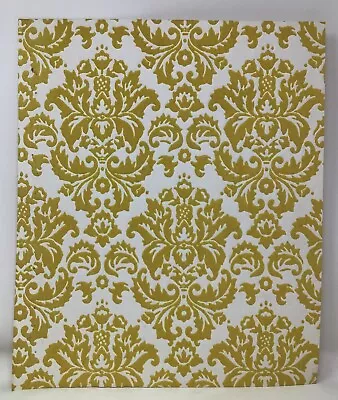 Vintage Wallpaper Sample Style Perfect Sherwin-Williams Flocked Cambridge 83711 • $7.20