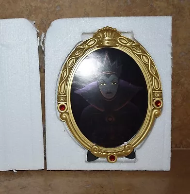 Disney Villains Magic Mirror Photo Picture Frame Halloween Statue Decoration • $25.99