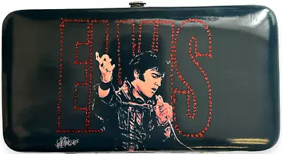 Elvis Presley Wallet 1968 Concert - Multi Compartment - 6 Card Slots & Zip Purse • $18.95