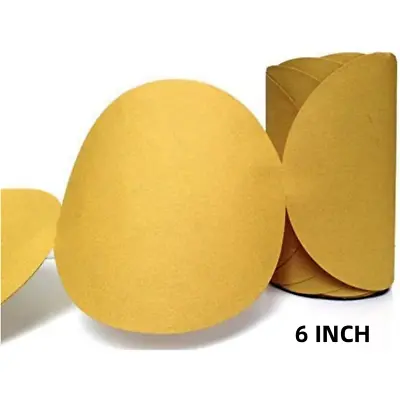 6  Sanding Disc Sandpaper 100 Roll PSA Sticky Back Grit 80-220 DA Sander Paper • $31.49