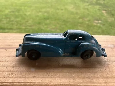 Vtg. MANOIL 707 Die Cast Blue Coupe--Free Ship • $28.50