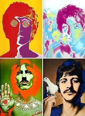 Beatles Art Print Poster Richard Avedon Psychedelic Art • $35