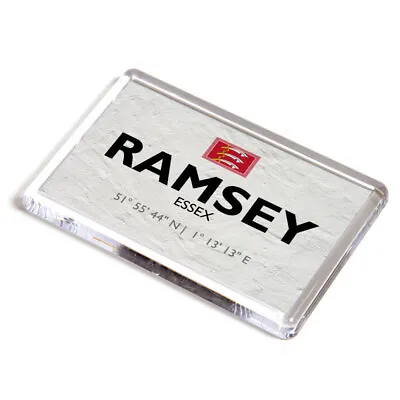 FRIDGE MAGNET - Ramsey Essex - Lat/Long TM2130 • £3.99