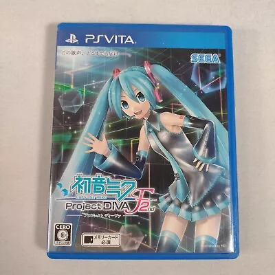 Japanese Hatsune Miku Project DIVA F 2nd PS PlayStation Vita Japan CIB W/ Card • $24.88