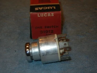 Lucas Ignition Switch 31912 11/66 No Key MGB Midget Triumph  P1 • $35