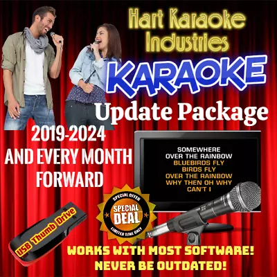 New Karaoke Songs 2019-2024 And Forward - Update Karaoke Collection • $99.99