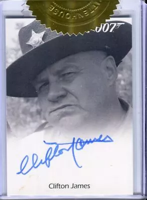 James Bond Archives Spectre Clifton James Archives Box Exclusive Autograph Card • $292.95