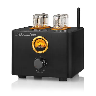 Nobsound B100 Bluetooth 5.0 Tube Amplifier USB DAC COAX/OPT Integrated Power Amp • $179.99