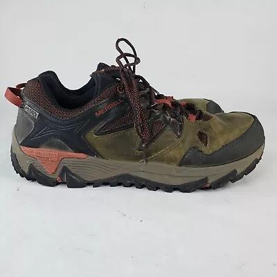Merrell All Out Blaze 2 Men's Dark Olive Hiking Boots Waterproof Mens Size 8.5 • $29.99