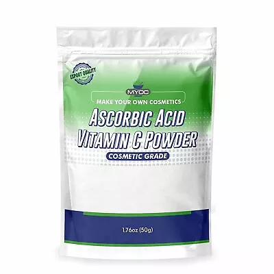 MYOC Ascorbic Acid Vitamin C Powderfor SkinCleaning & Pool Stain-[50gm/1.76oz] • $15