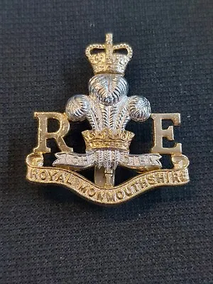 £12.99 • Buy Royal Monmouthshire Royal Engineers Anodised Cap Badge On Slider Queens Crown...