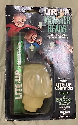 Lite-Up MONSTER GLOW STICK ** Frankenstein Halloween ** Vintage 80’s Unopened • $18.88