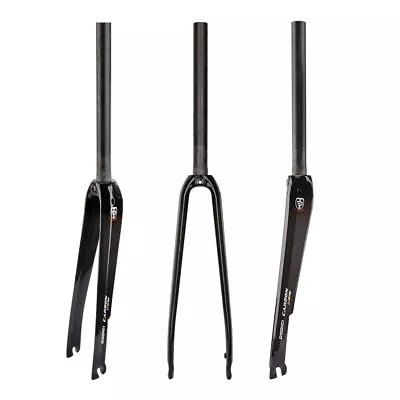 Full Carbon Road Gravel Bike Fork 700*32C Disc Or Rim Brake QR Bicycle Forks • £75.59