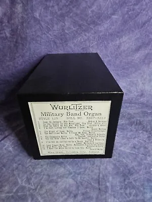 Wurlitzer Style 125 Military Band Organ Music Roll No 3207-3213 • $59.99