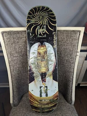 Paul Rodriguez Prod Primitive Gold Imperial Skateboard 8.25 Deck Heavily Used • $60