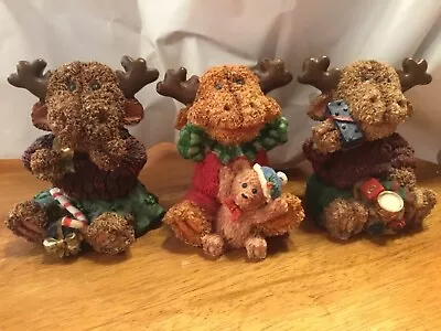 K's Collection Set Of 3 Moose Christmas Kids  • $11.24