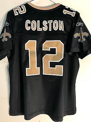 Reebok Women's Premier NFL Jersey New Orleans Saints Marques Colston Black Sz M • $24.99