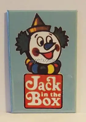 VINTAGE JACK IN THE BOX 2  X 3  Fridge MAGNET • $8.25