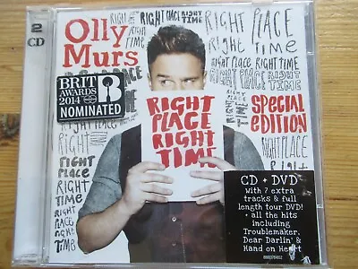 Olly Murs - Right Place Right Time - Special Edition (CD + DVD) - 2CD • £3.50