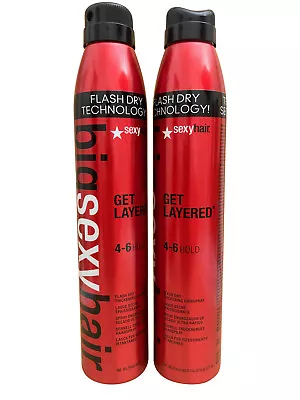 Big Sexy Hair Get Layered 4-6 Hold Spray 8 OZ Set Of Two • $30.99