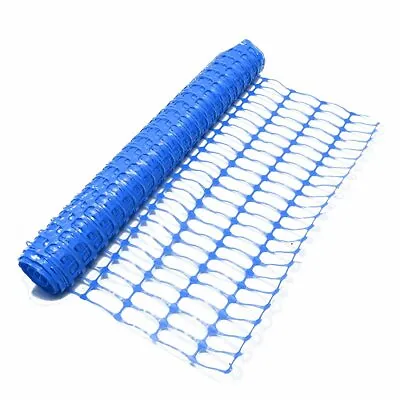 Heavy Duty Blue Safety Barrier Mesh Fencing 1m X 50m - Garden - DIY • £19.99