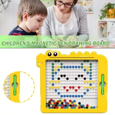 £17.54 • Buy Magnetic Drawing Board For Kids Doodle Dot Art Educational Preschool Toy * * *